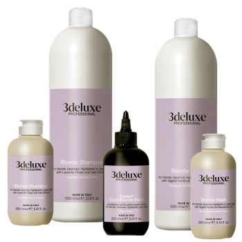 Tratamiento cabello rubio y decolorado Blonde & No Yellow 3DeLuXe