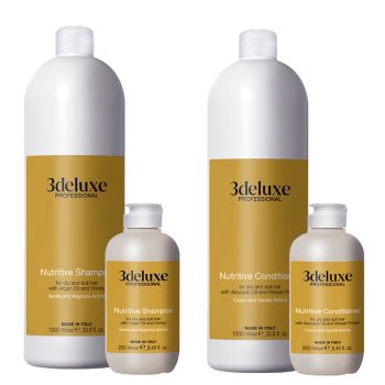 Tratamiento Nutritivo 3DeLuXe para Cabellos Secos y Sin Brillo