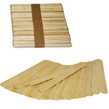 Espátulas de madera para depilación facial y corporal, 100 unid.