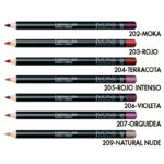 Juego premium de delineadores de labios por tonos intensos y naturales