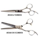 Tijeras peluquería para zurdos profesional y entresacar exclusivo