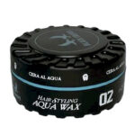 Cera al agua Aqua Wax para peinar, envase compacto exclusivo