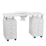 MESA MANICURA DOBLE CAJON Y ASPIRACION 50WKM001