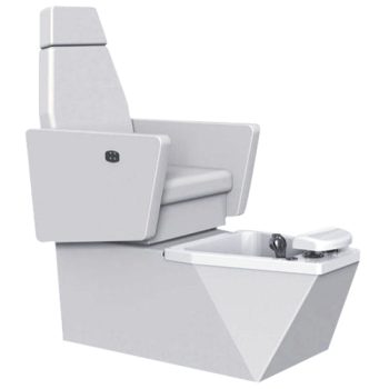 Sillón pedicura SPA con bañera para pies y 2 motores