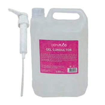 Gel conductor neutro, sin sal y sin parabenos, 5 litros