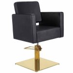 SILLA CUBO 70 CUADRADA DORADA
