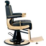 SILLON BARBERO DORADO CON RIBETE 1
