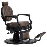 SILLON BARBERO NEGRO-MARRON ANTIGUO 2