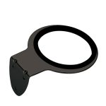 SOPORTE SECADOR ARO CON GOMA NEGRO 56SS100