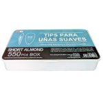 TIPS TRANSPARENTES ALMENDRA PEQUEÑA CAJA 550-56194