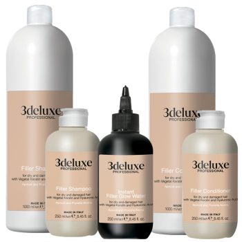 Tratamiento Filler efecto relleno para cabello seco y dañado FILLER 3deluxe