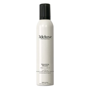 Espuma Volumizing Mousse 3deluxe con aceite de argán, 300 ml.