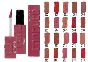 Qué llevar en el maletín de maquillaje profesional 7 Labial líquido mate Forever Lip Mat de Elixir Make Up