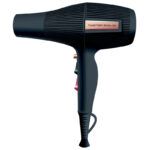 Secadores de pelo premium rosa y negro — gama profesional