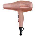 Secadores de pelo premium rosa y negro — gama profesional