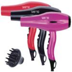 Set exclusivo de secadores profesionales en rosa, negro y rojo