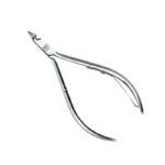 Alicate pieles acero al carbono, boca 7 mm 1 Alicates de cutícula exclusivo en acero inoxidable para manicura profesional