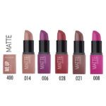 Labiales mate ‘exclusivo’ colección de tonos nude, fucsia y vino