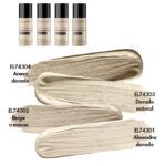 Exclusivo set de bases líquidas HD en tonos dorado y beige