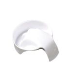 Exclusivo lavabo ergonómico de champú blanco para salón
