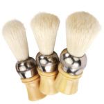 Set exclusivo de brochas de afeitar clásicas con mango de madera