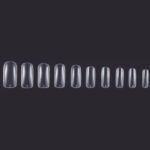 Pack exclusivo de tips transparentes para uñas: set profesional de varias tallas