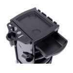 Carro de peluquería negro con cajones y ruedas exclusivo, producto organizador