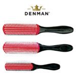 Exclusivo set de cepillos Denman para peinado profesional y cuidado del cabello