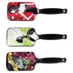 Cepillos para desenredar el cabello tipo Paleta decorados 1 1 Cepillo exclusivo de paleta con diseños artísticos y agarre antideslizante