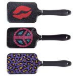Set exclusivo de cepillos paddle decorativos con pedrería – 3 diseños