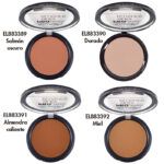 Rubores compactos premium salmón, dorado, almendra y miel