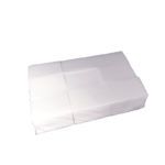 Celulosa en cuadritos de 6x4cm, bolsa 700 unid. 1 Exclusivo pack blanco doblado de presentación minimalista