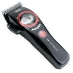Cortapelos premium profesional negro con motor visible