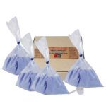 Kit exclusivo de polvo lila en bolsas con caja y cucharilla medidora
