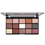 Paleta de sombras 15 tonos metálicos rosas y dorados exclusivo