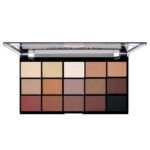 Paleta sombra de ojos ELIXIR MAKE UP EL872H, 15 tonos 1 Paleta premium de sombras neutras 20 tonos mate