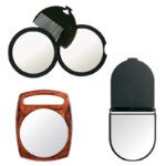 Espejos mini de bolso, varios modelos 1 Espejos de mano premium plegables y compactos