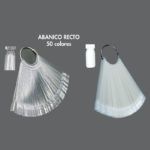 Expositor para esmaltes tipo abanico, forma recta, 50 colores 1 Abanico exclusivo de muestras para uñas – paleta profesional