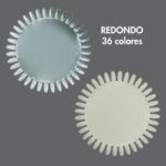 Muestrario redondo exclusivo: 36 colores para esmaltes de uñas — rueda profesional de muestras