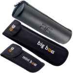 Set exclusivo de fundas protectoras negras para accesorios, diseño compacto y resistente