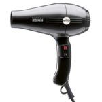 Secador de pelo exclusivo de acabado negro y diseño profesional