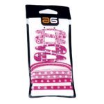 Set exclusivo de accesorios para el cabello rosa con estampado floral