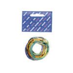Set exclusivo de pulseras elásticas multicolor para cabello y muñeca
