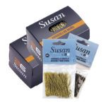 Pack exclusivo Susan: horquillas mini invisibles para cabello rubio y negro