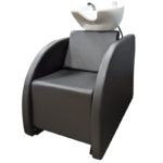 Sillón de lavado exclusivo para salón con lavabo cerámico – diseño moderno