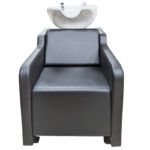 Sillón lavacabezas exclusivo para salón profesional con diseño ergonómico