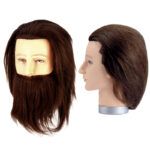 Maniquí de peluquería con barba y cabello largo ‘innovador