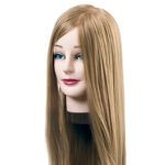 Maniquí de peluquería con pelo rubio largo ‘innovador