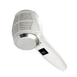 Aparato de mano eléctrico innovador con cabezal metálico y mango ergonómico