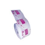 Exclusivo rollo de moldes adhesivos para uñas con diseño floral y rejilla guía
